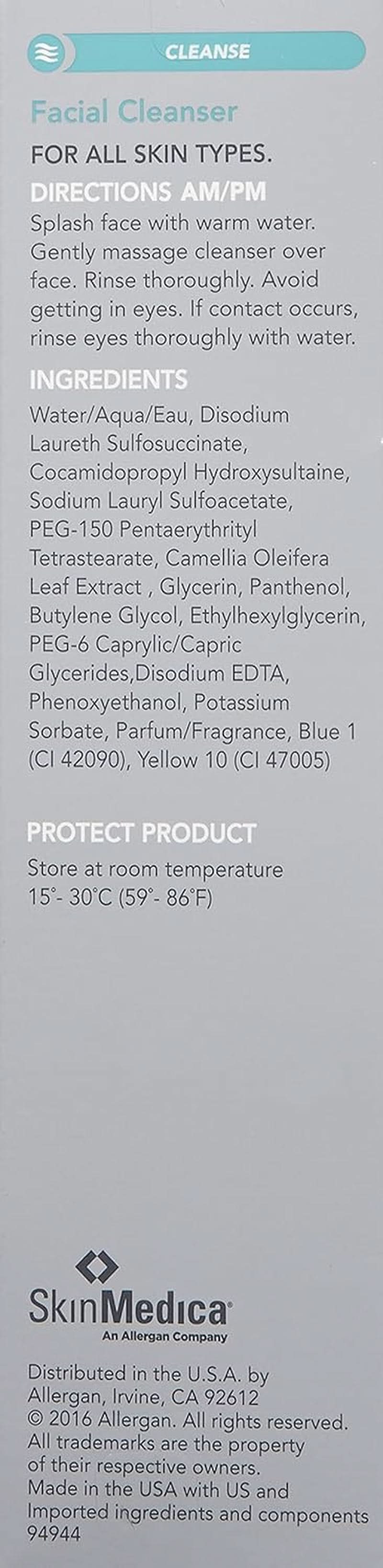 SkinMedica Facial Cleanser – čistící pěna pro normální nebo suchou pleť a perfektní jako čistič Naty Shop