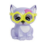 Enchantimals HHB90 – panenka Hadley Husky (přibližně 15 cm) a psí spřežení, malá panenka s odnímatelnou sukní a doplňky, skvělý dárek pro děti od 4 let