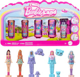 Barbie Mini Barbieland Sada 5 panenek Fashionistas, přibl. Minipanenky s výškou 3,8 cm v rukávech na rtěnku Sada překvapení (styly se mohou lišit), 4 balení panenek JBD26 Naty Shop