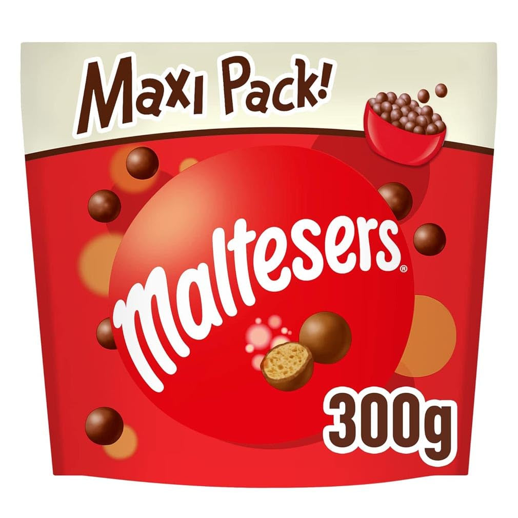 Maltezery, čokoládové kuličky s křupavým a světlým středem, vzdušná, čokoládová přesnídávka, 1 balení (1 x 300g)