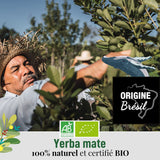 ORIGEENS BIO YERBA MATE S MÁTOU A CITRONEM 200 G - Čerstvost I Nepražené Bio Yerba Maté, listy, bez stonků a prachu