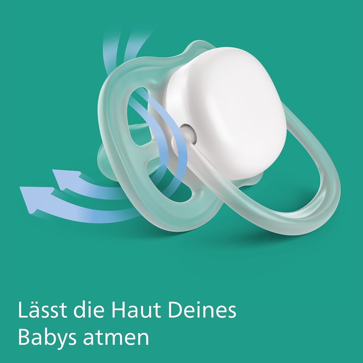 Dudlíky Philips AVENT ultra air - balení 4 prodyšných dudlíků bez BPA pro děti od 0 do 6 měsíců, včetně pouzdra na přenášení a sterilizace, barva slunce/duha (model SCF085/65)
