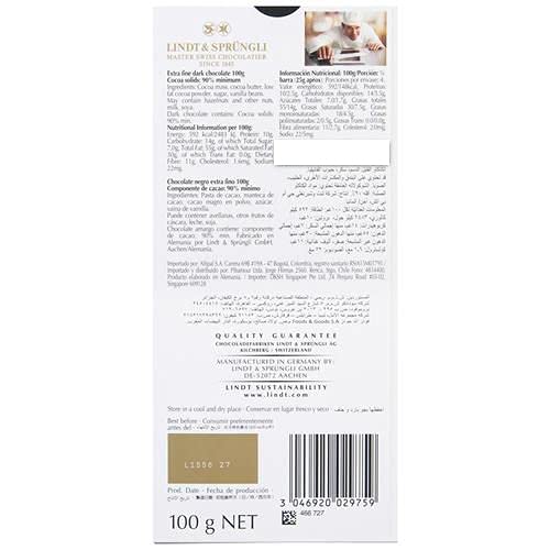 Lindt Excellence 78% kakaová tyčinka - Veganská tyčinka Intensity Cocoa 100g Ideální dárek