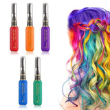 5 barev Dětská Dočasná barva na vlasy Smývatelná barevná řasenka Hair Chalk Salon Hair Dye Shop Naty Shop