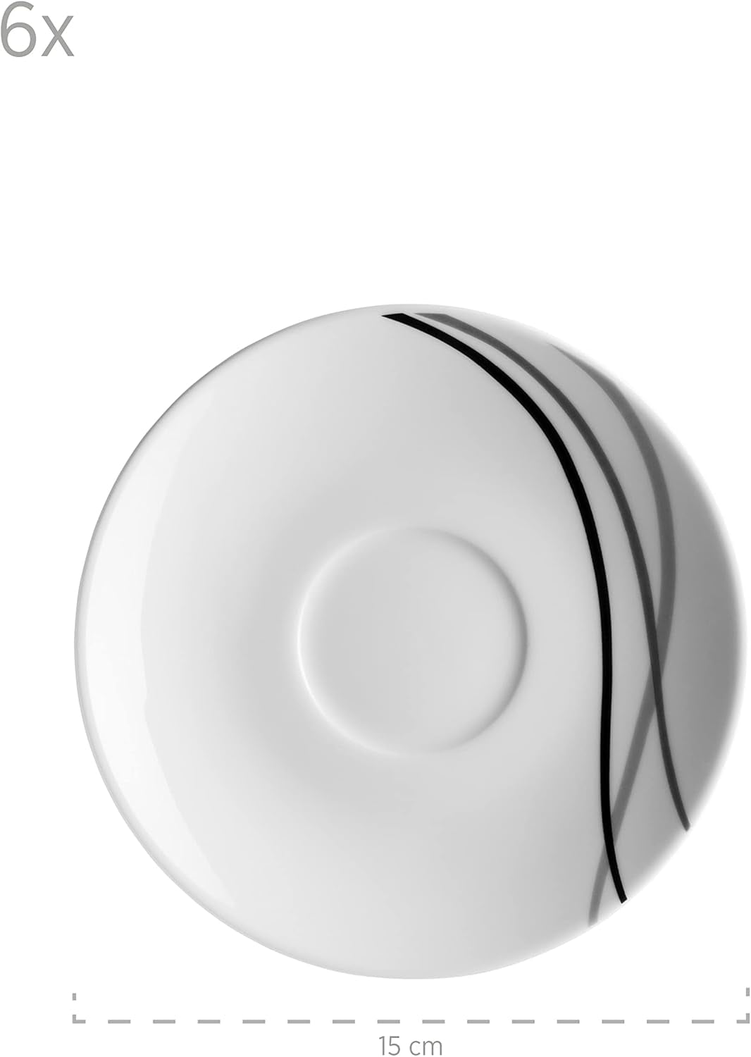 Kombinovaná sada nádobí Mäser, porcelán TAJO, bílá, 40 x 60 x 40 cm