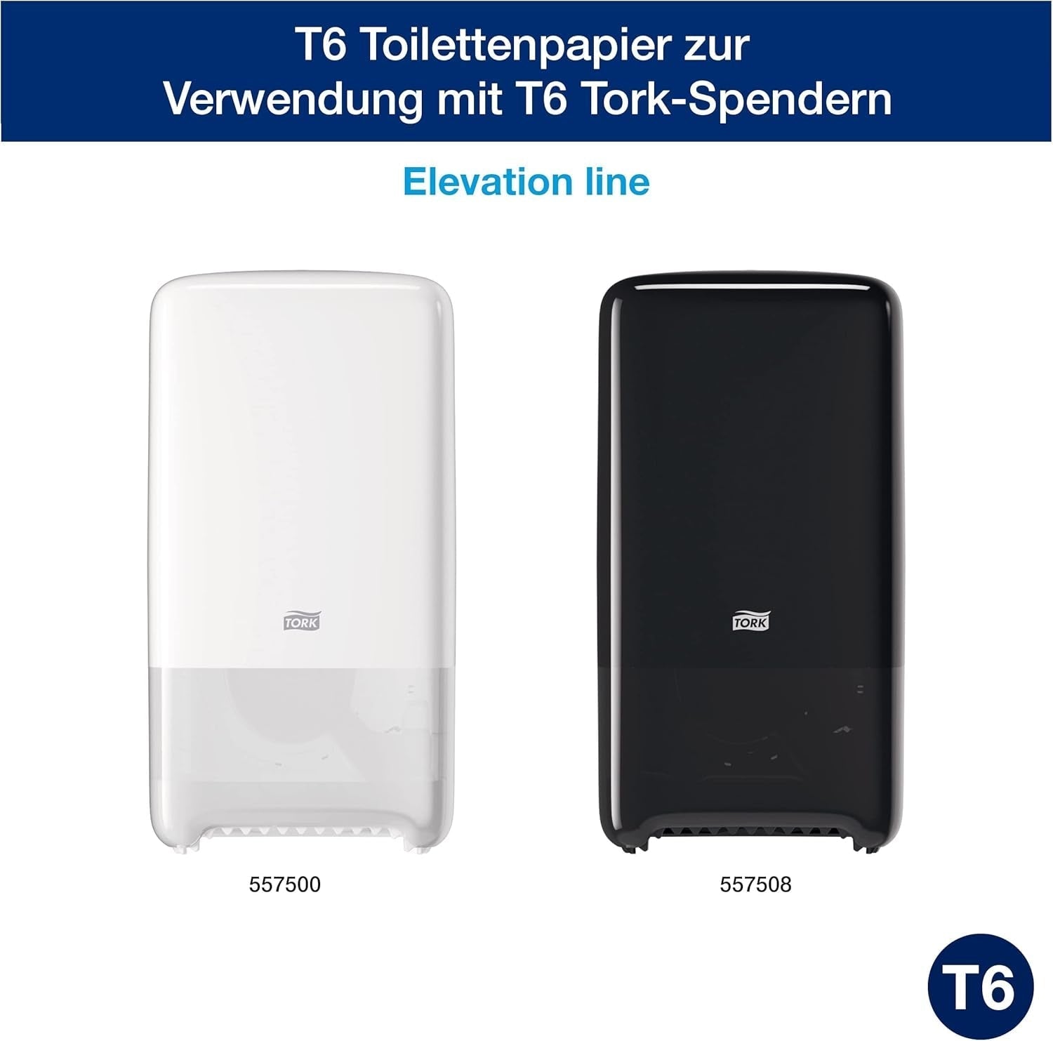 Tork 127530 Advanced Quality Midi Soft toaletní papír pro Tork T6 Zásobník na toaletní papír se dvěma rolemi / 2vrstvý měkký toaletní papír odolný proti roztržení 27 balení (27 X 100 metrů)