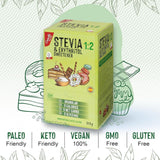 Stévie + Erythritol 1:2 Süßstoff | 204 Myth Bag 2,5 G | 100% Natürlicher Zuckerersatz - 0 Kalorie - 0 Glykämischer Index - Keto Und Paleo - 0 Kohlenhydrate - Kein GVO - Castello od roku 1907-510 G Sladidla Naty Shop