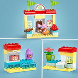 LEGO DUPLO 10434 Peppa's Supermarket: kreativní vzdělávací hračka a herní sada, dárek pro chlapce a dívky od 2 let, podporuje zručnost Stavebnice Besuche den LEGO-Store