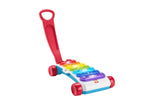 Fisher-Price Light-up obří xylofon - elektronický hudební nástroj k tahání s písničkami s učebním obsahem, pro děti, batolata od 9 měsíců, vícebarevné, verze: francouzská, HJK40 Jucarii Bebe Naty Shop Francese