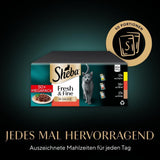 Sheba CATCARE sáček Wet Fresh & FINE (maso) kousky IN Omáčka pro dospělé 50G Multipack Standard