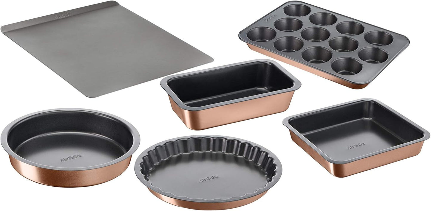 Tefal Airbake J2555014 Muffinform, Antihaftbeschichtung, Karbonstahl, Braun, 29 X 41 Cm Formy a plechy na pečení Naty Shop