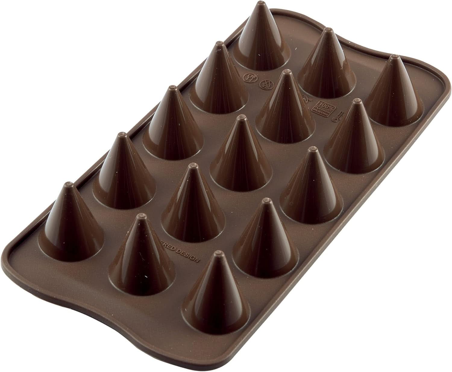 Silikonová forma na pralinky Silikomart Kužel Ø 2,6 x V 2,8 cm, 7,5 ml, 15 dutin (SCG20) Kuchyně Naty Shop Scg20 Kužele