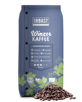 Blank Roast - BIO Winzer Kaffee 1000g - schonend mit Pfälzer Rebholz geröstet - ganze Kaffee-Bohnen aus Peru - 100% Arabica Röstung - schokoladig & nutsig - säurearm