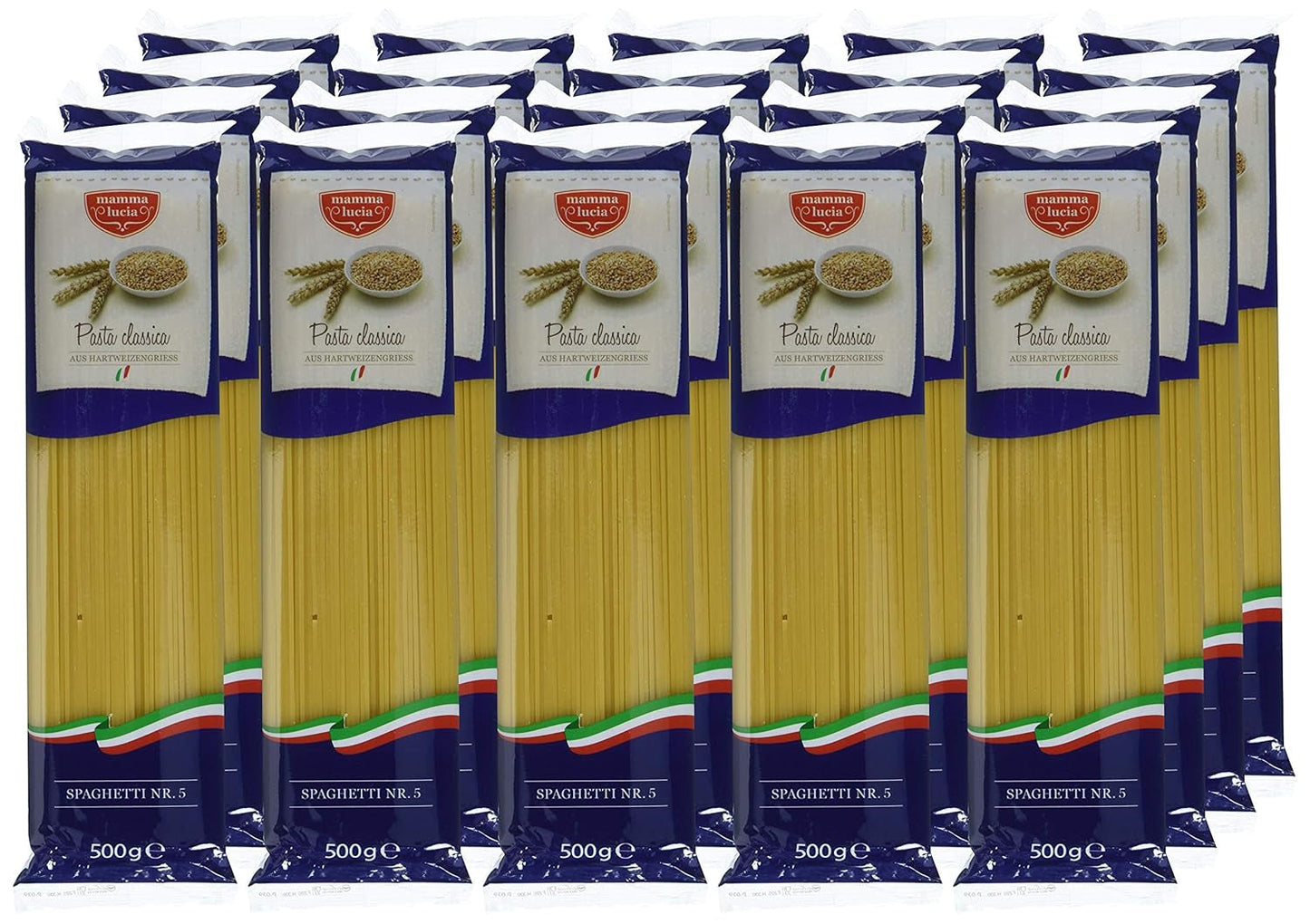 Těstovinové špagety č. 5, balení 20 ks (20 x 500 g)