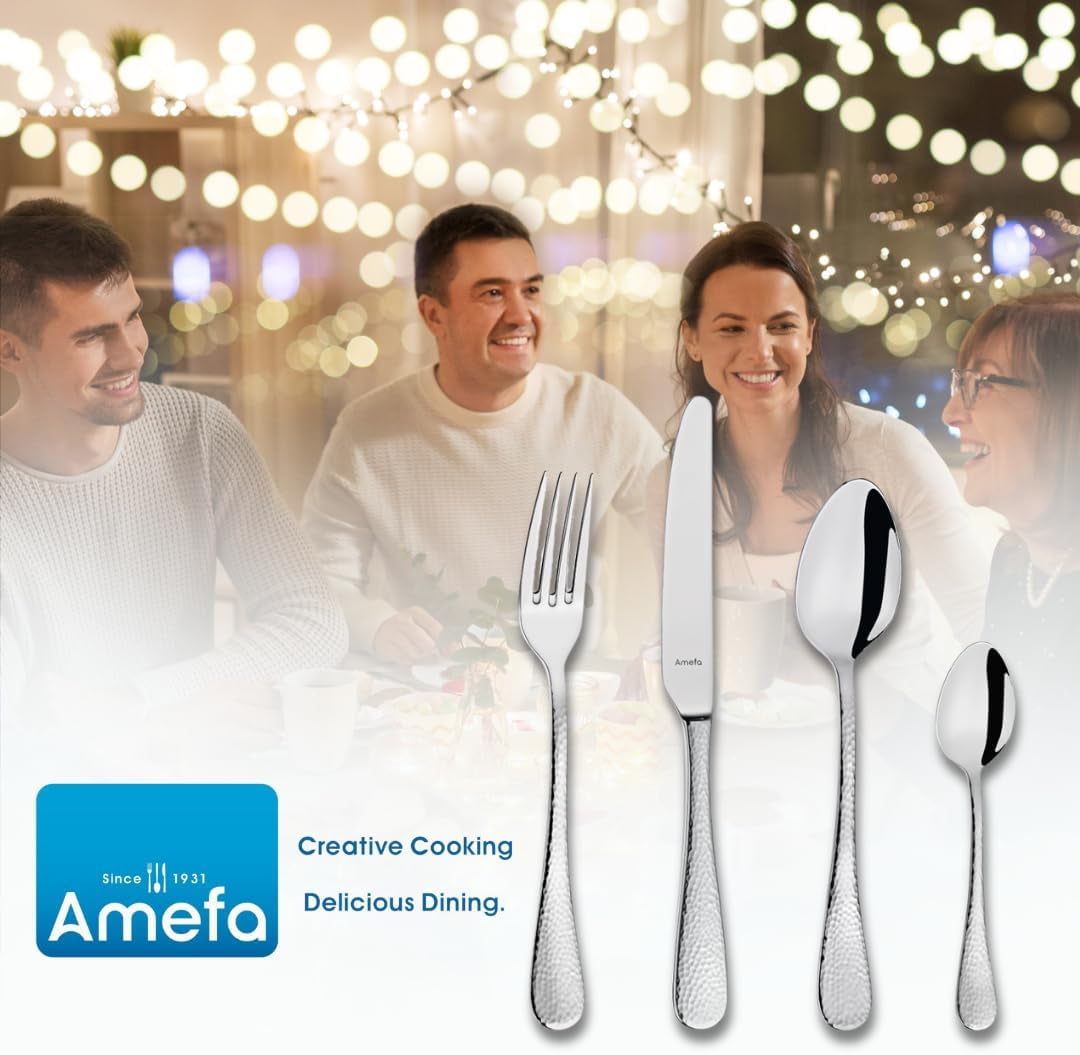Sada příborů Amefa Sierra 6 osob | 24dílná nerezová ocel 18/10 Kitchen Naty Shop