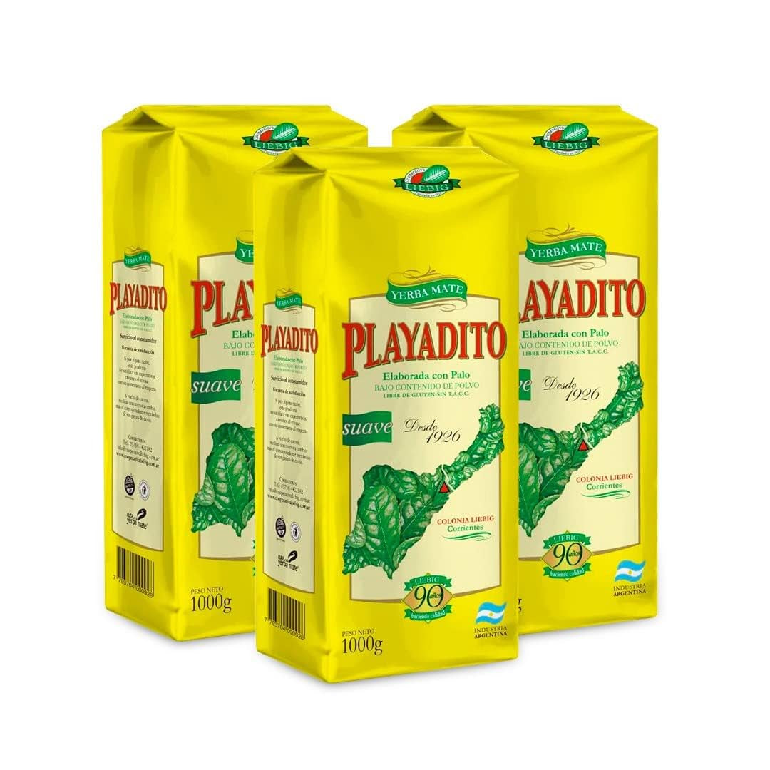 Čaj Yerba Mate 1 kg - balení 3 ks - antioxidant, energizující, obsahuje minerály a vitamín B - z Argentiny