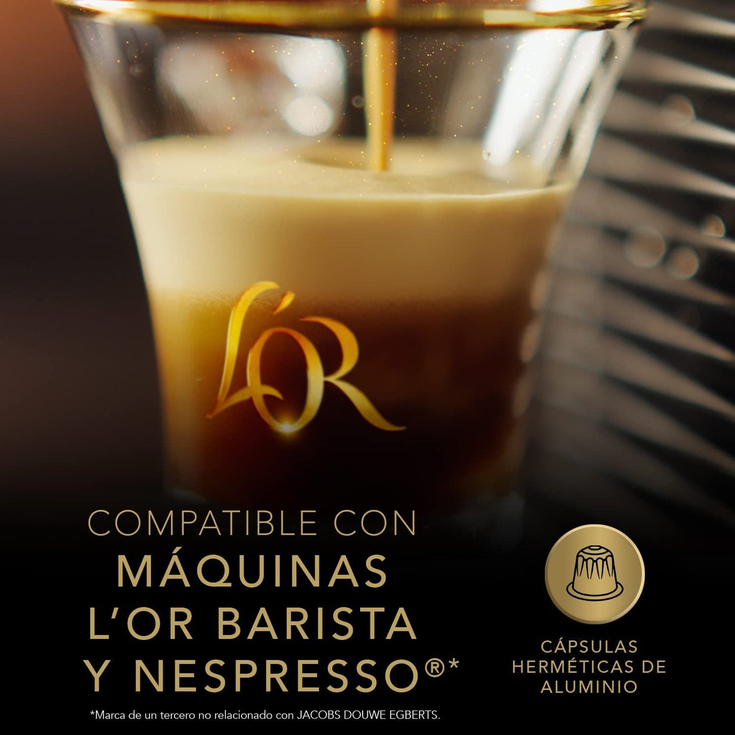 L'OR Espresso Kaffeekapseln Onyx | Intenzita 12 | 200 kompatibilních kapslí Nespresso (R)* – exkluzivně pro Amazon