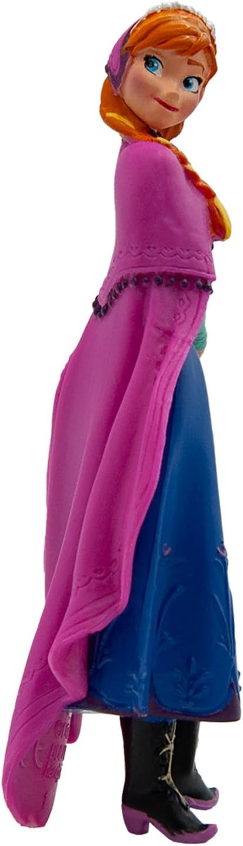 Bullyland 12960 - figurka princezny Anny z filmu Frozen od Walta Disneyho, cca. 9,5 cm, vysoce detailní, ideální jako malý dárek pro děti od 3 let