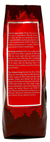 Mate Tea Caffeine I nepražený, bez stonků a bez prášku Tradiční - Silný čaj Mate z Paraguaye I Obsah kofeinu | Energizující a detoxikační nápoj 500 G I 0,5 Kg