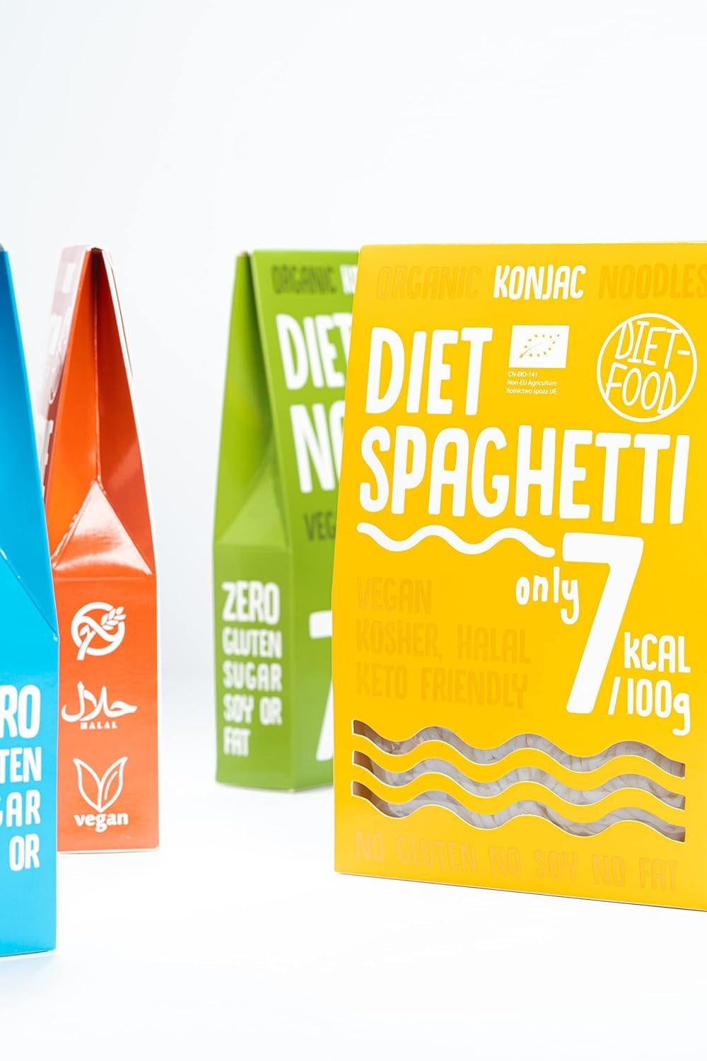 DIETNÍ JÍDLO Organické Shirataki Konjac instantní rýže, Nízkosacharidové, Nízkokalorické, Veganské, Bez tuku, Bez sóji, Bez lepku, Keto Friendly, Hubnutí, 300 gramů