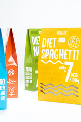 Fettuccine Konjac Noodles Bio Shirataki Diet-Food - 300 g, nízkosacharidové, bez cukru, keto, veganské, nízkokalorické, bez lepku a bez vajec, vyrobené z konjacové mouky