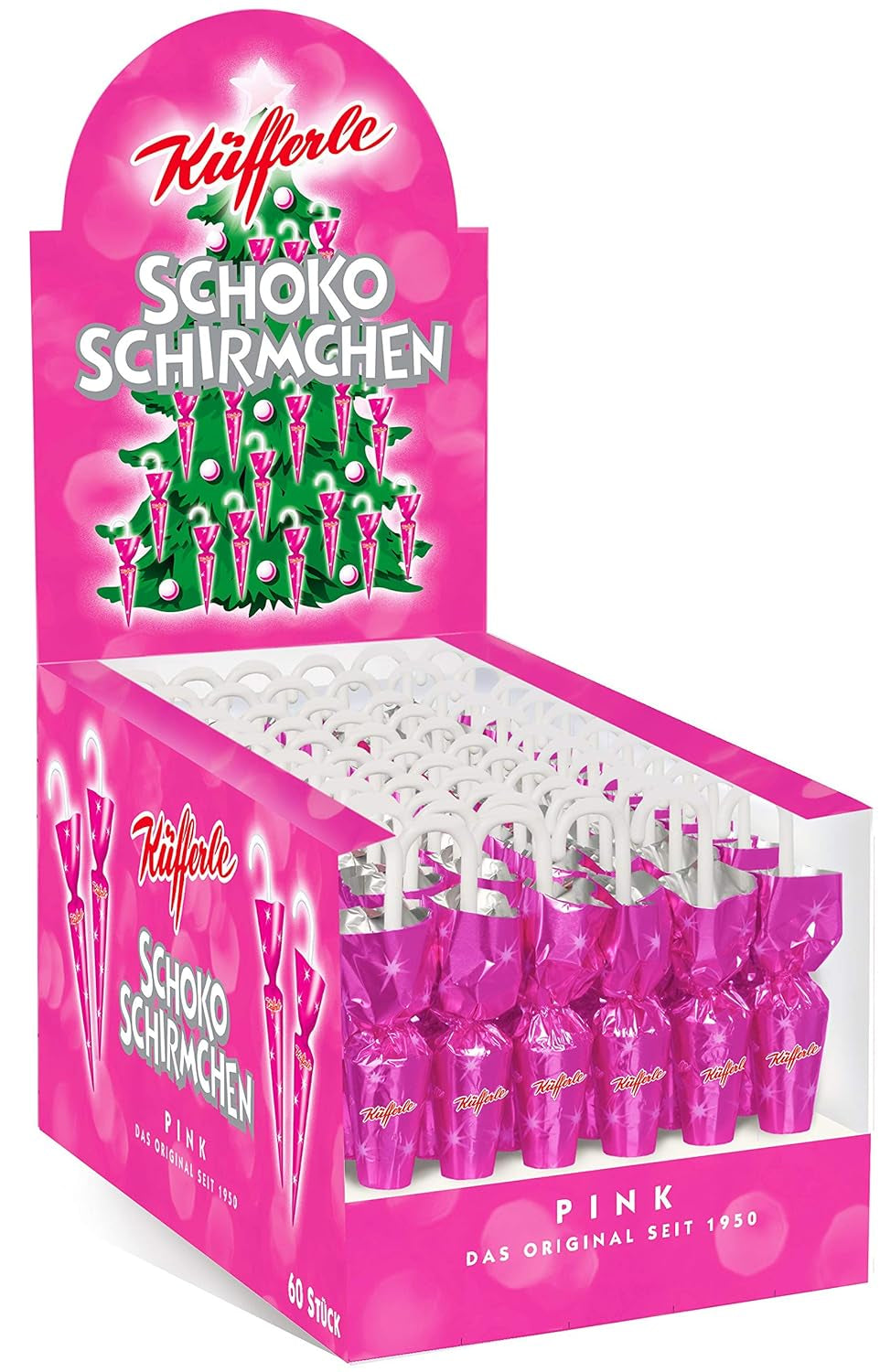 Čokoládové stíny Küfferle Polar Silver 810g (60 kusů)