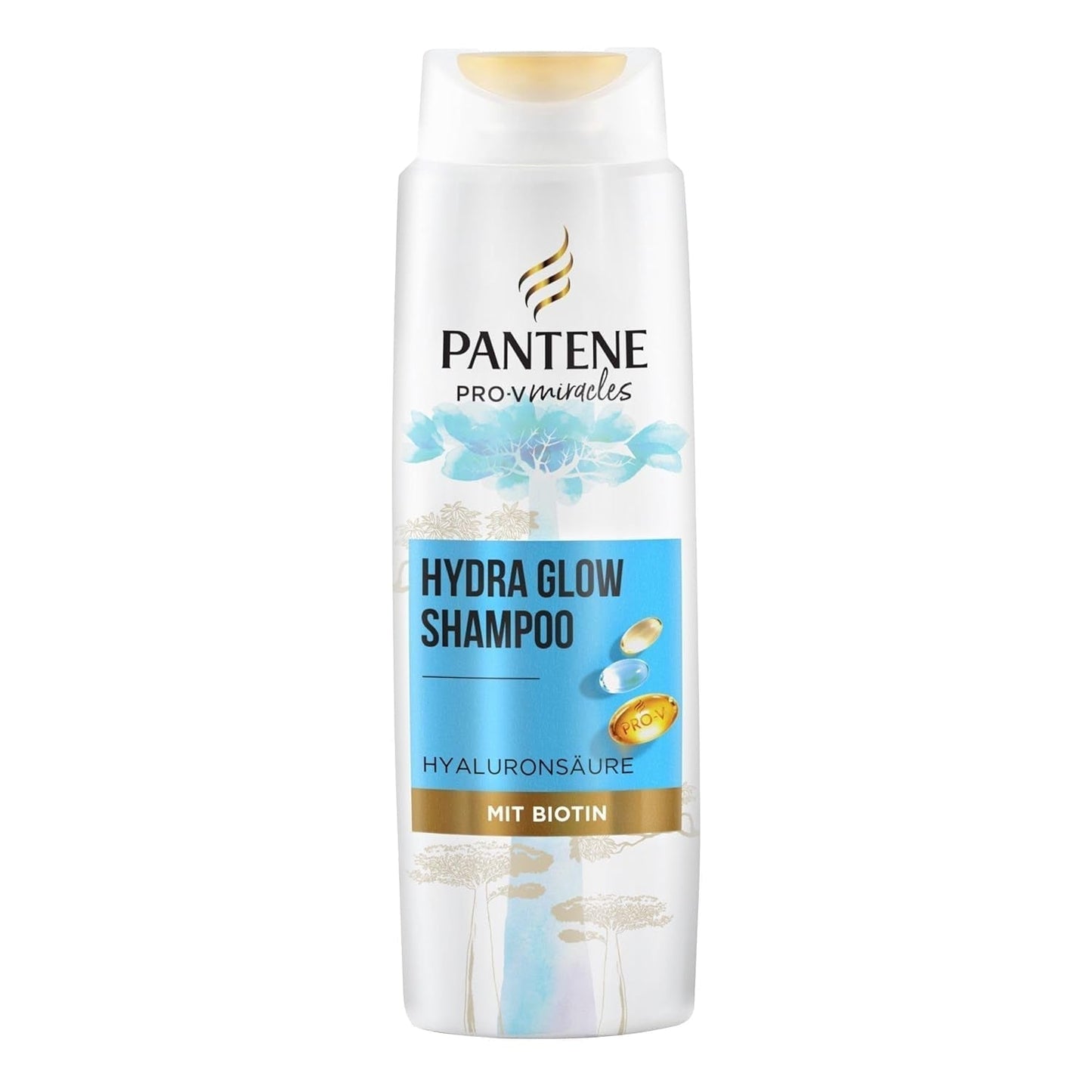 Pantene Pro-V Hydra Glow hydratační šampon s biotinem pro suché, poškozené vlasy Pantene sprcha a koupel 250 ml