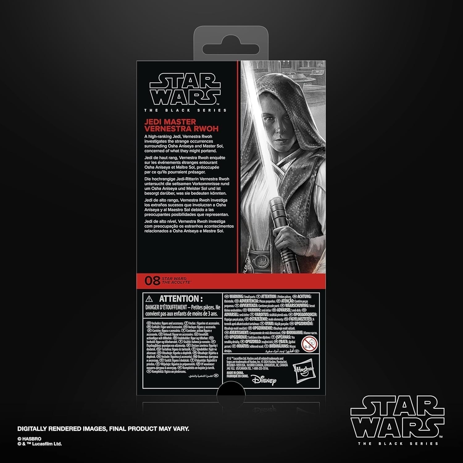 Star Wars Black Series Mistr Jedi Vernestra Rwoh, Sběratelská akční figurka Acolytes (15 cm) Akční figurky Naty Shop