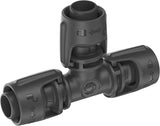 Gardena Micro-Drip Irigation System T-kus 13mm (1/2"): Konektor pro 13mm přívodní potrubí, T-odbočka, automatické zavlažování, opakovaně použitelné (13201-20)