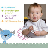 Cleanic Baby Eco Pure Water vlhčené ubrousky – (1 x 50 ks) Vlhčené ubrousky pro děti a kojence – bez parfemace, splachovatelná, citlivá pokožka – 50 ks.