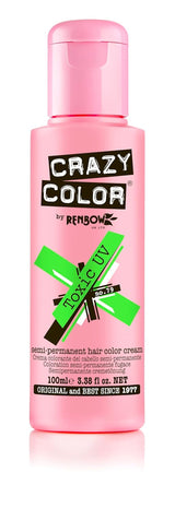 GO TOXIC UV semipermanentní krém na barvení vlasů, 100 ml (1 balení) Barva na vlasy Naty Shop Go Toxic 100 Ml (1 balení)