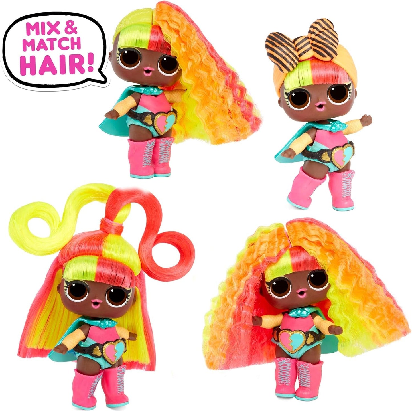 Sběratelské panenky LOL Surprise pro dívky - S 15 různými překvapeními a účesy - #Hairvibes Dolls