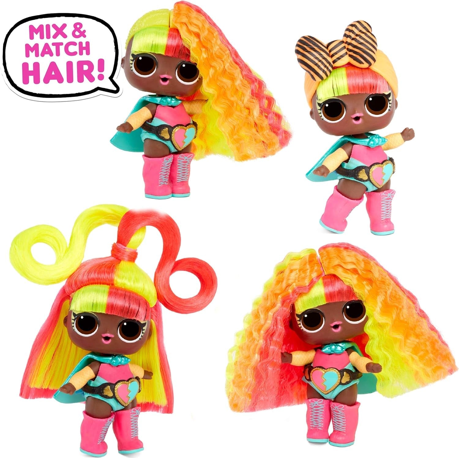 Sběratelské panenky LOL Surprise pro dívky - S 15 různými překvapeními a účesy - #Hairvibes Dolls