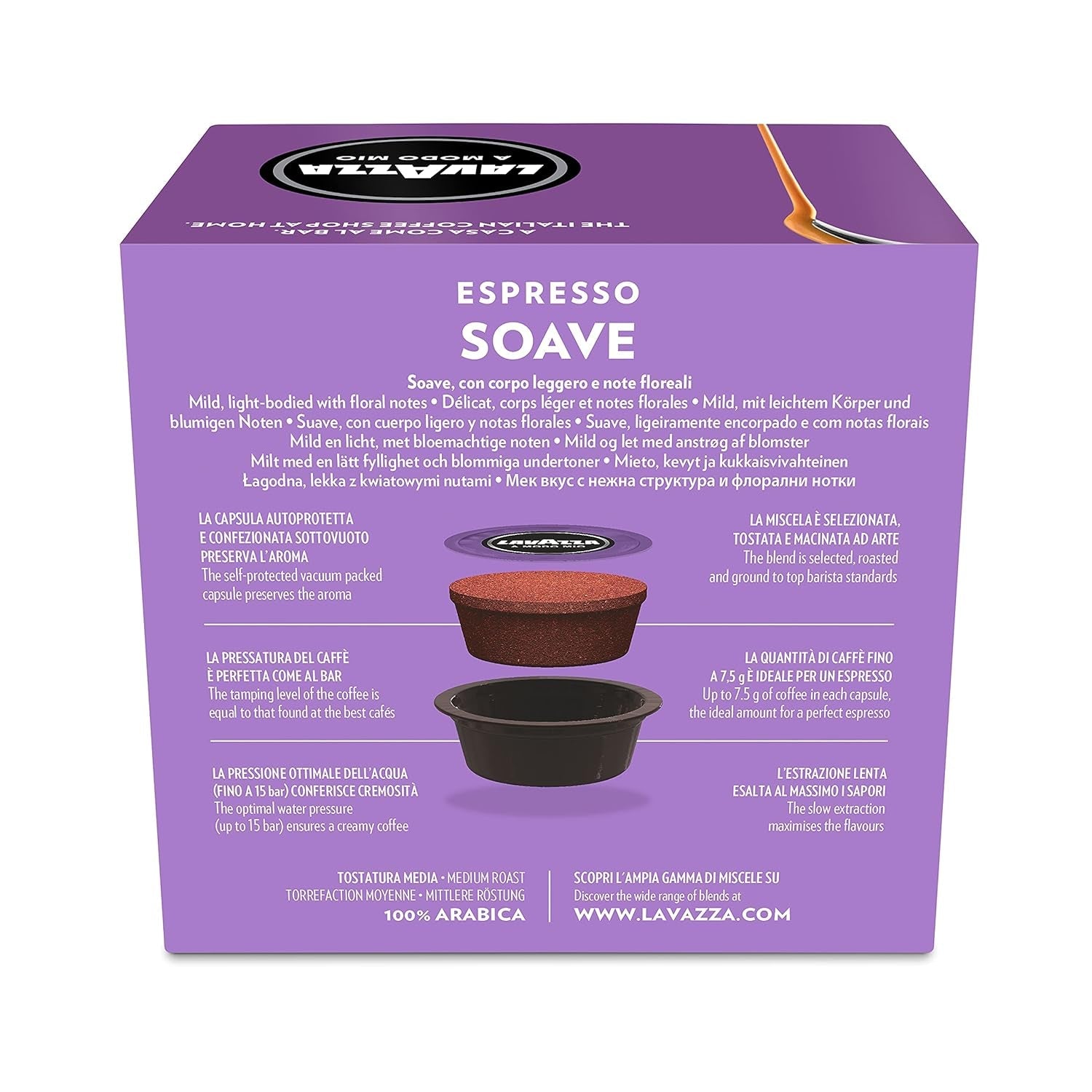 Lavazza A Modo Mio Espresso Soave, 1 x 16 kapslí (1 x 112 g)