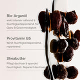 KORRES ARGAN OIL maska na vlasy, výživná maska s arganovým olejem, bambuckým máslem a pšeničným proteinem, ideální pro barvené vlasy, vegan, 125 ml Naty Shop maska na vlasy