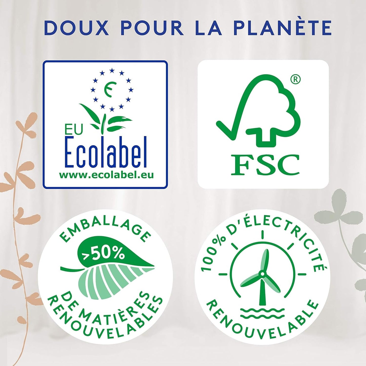 Douceur Naturelle – Velikost 3 plen (5-9 kg) Balení 1 měsíc – 172 plen