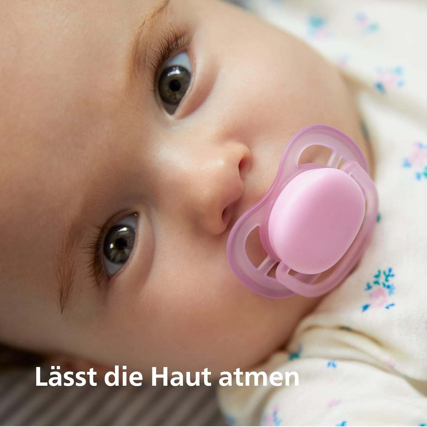 Philips AVENT Sada 4 lehkých a prodyšných dudlíků Ultra Air: 2 dudlíky svítící ve tmě a 2 dudlíky pro denní nošení, 18 měsíců+ (model SCF349/43)