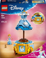 LEGO Ç€ Šaty Disney Princess Popelka, hračka pro kluky a dívky od 9 let - obsahuje ramínko na šaty, mini panenku Popelku a figurku myši - Kreativní sada 43266 Stavebnice Beuche den LEGO-Store