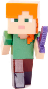 Sada postaviček Jada Toys Minecraft (4 kusy) Vyrobeno z kovu - Sběratelské figurky Minecraft Caves & Cliffs (Steve, Alex, Creeper a Warden) pro hráče a sběratele 8+ 6 cm každá akční figurka Naty Shop