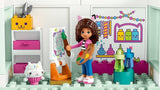 Lego 10788 Sada hraček domeček pro panenky Gabby, 8 pokojů a 4 patra Domeček pro panenky Gabby s figurkami a doplňky Pandi, Surikata, Kuchi, Dárek pro 4leté dívky, chlapce a děti Stavebnice Besuche den LEGO-Store