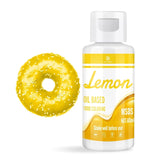 Fettlösliche Lebensmittelfarbe Für Schokolade - 60 ml Ölbasis Lebensmittelfarben Für Fondant, Torten Dekoration, Backen - Flüssige potravinářské barvivo pro kakaové máslo, máslový krém, Kuchen (Schwarz) Naty Shop Gelb
