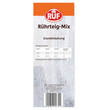 RUF Rührkuchen Backmischung, Nur Wasser & Öl Zugeben, Rezeptur Für Blechkuchen, Kastenkuchen, Muffins, Gugelhupf Und Tortenböden, 1X1000G Směs na pečení a vaření Naty Shop
