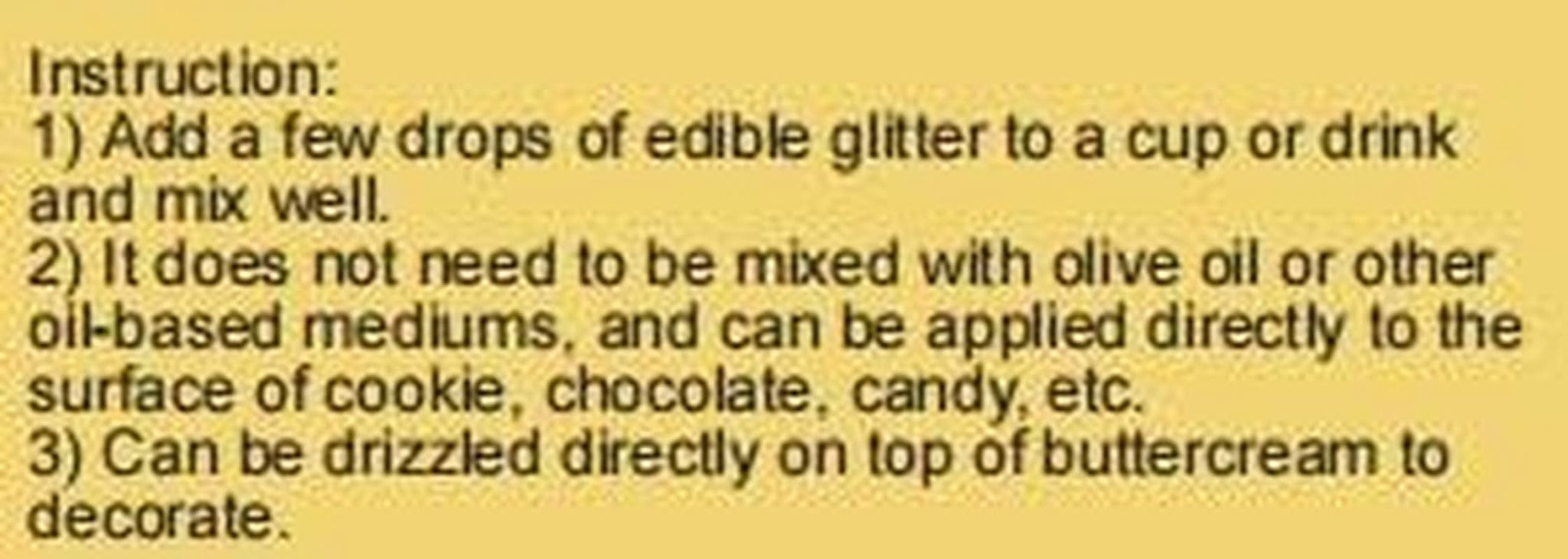 Jedlé třpytky, 5 gramů Glitter Nati Shop
