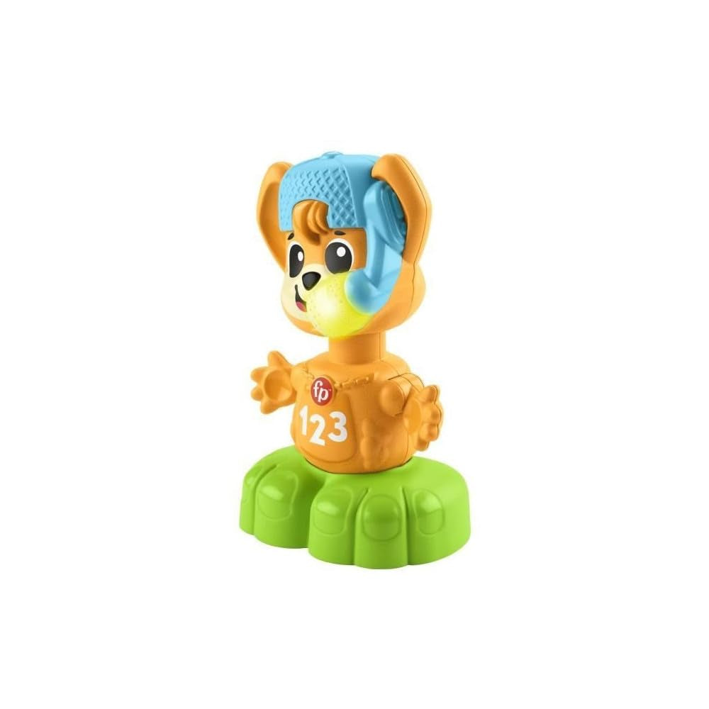 Hračka Fisher-Price Sync Squad na lišku, hračka pro kojence a batolata s hudbou a interaktivními světly, od 9 měsíců, francouzská verze, HYK94 Jucarii Bebe Naty Shop