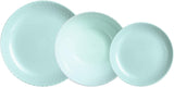 Sada jídelního nádobí Pampille Turquoise Opal, 18 kusů - 6 osob, tyrkysová