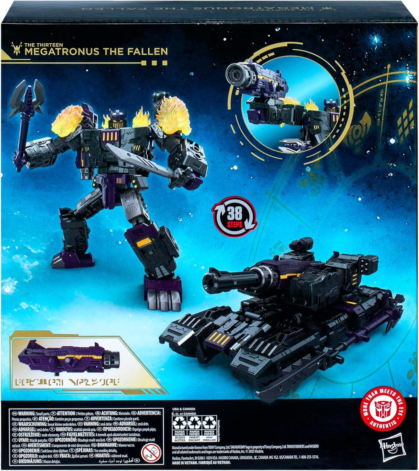 Transformers Age of the Primes Vedoucí třídy třináct Megatronus the Fallen Akční figurky Naty Shop