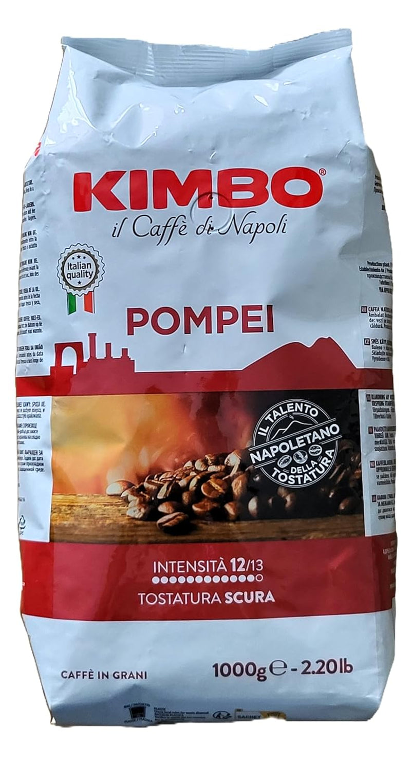 Celá zrnková káva Pompeje, intenzivní pražení, pytel 1 kg