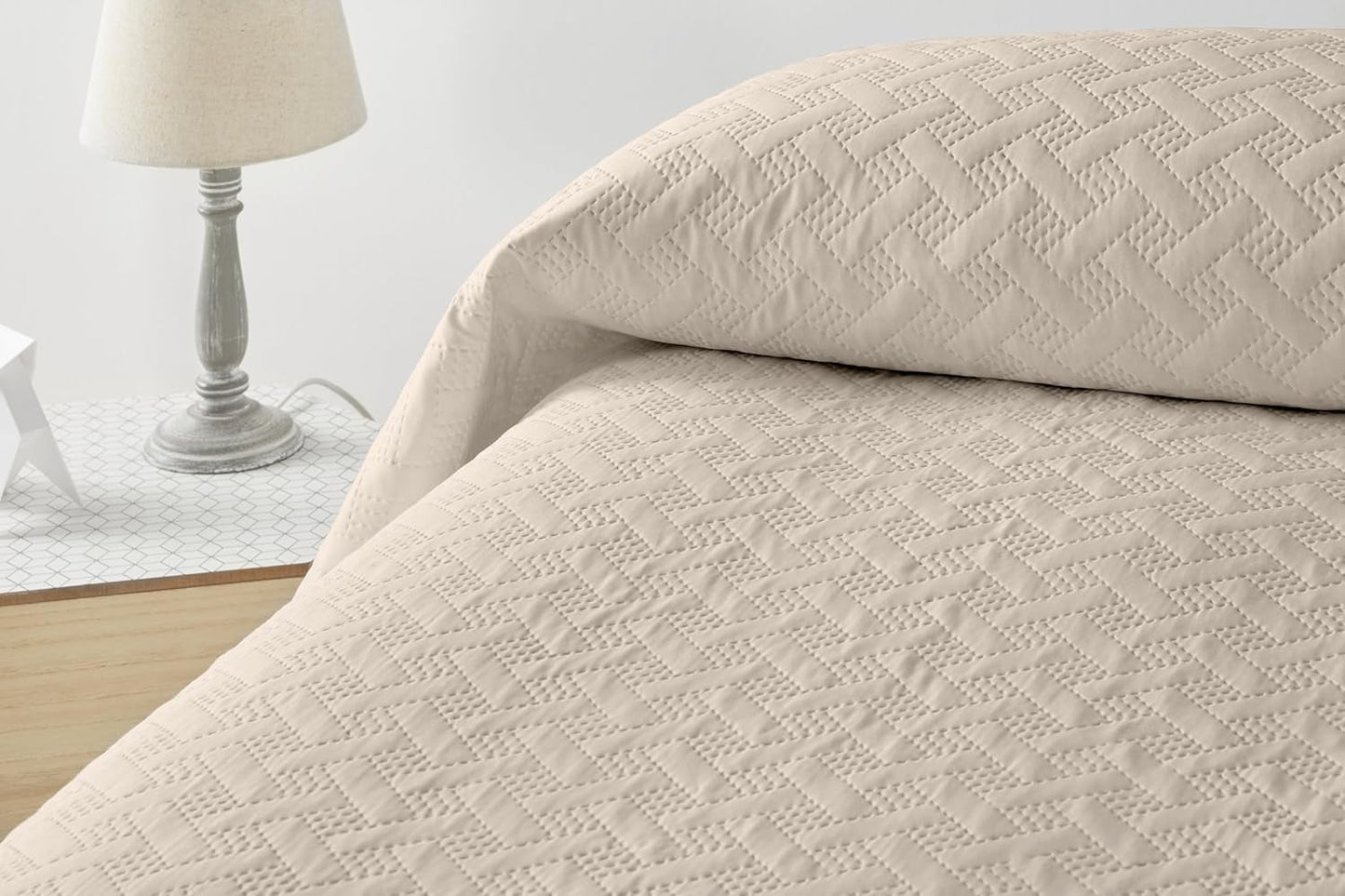 LISO - Přehoz na postel 105 cm - Přehoz na postel Bouti - Jaro a léto - 200X260 Cm - Růžové postele a přikrývky Besuche den Degrees home-Store Béžová postel 90 cm