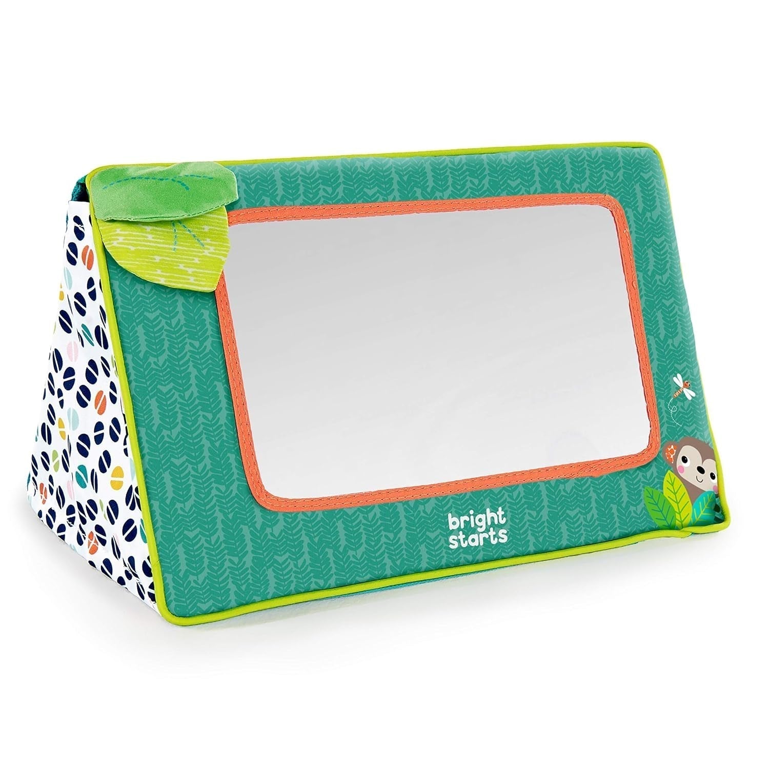 Bright Starts kočárek Toy Sloth - s chrastítkem, zrcátkem a smyčkami Taggie Hračky pro miminka Naty Shop Mirror