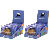 Veganské sušenky se slaným karamelem a mandlemi – jednotlivě balené bezlepkové bio mandlové ovesné vločky bez sóji – 12 x 50 g multibalení (balení 2 ks)